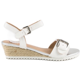 Kylie Espadrilles sandals with buckle white