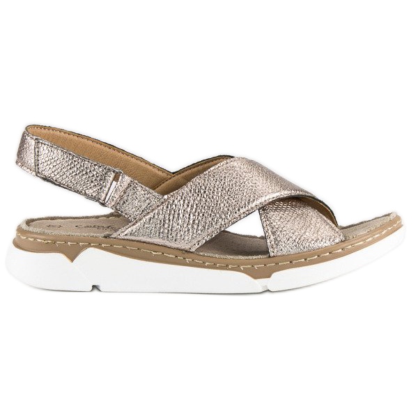 Filippo Comfortable flat sandals golden