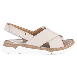 Filippo Comfortable flat sandals brown