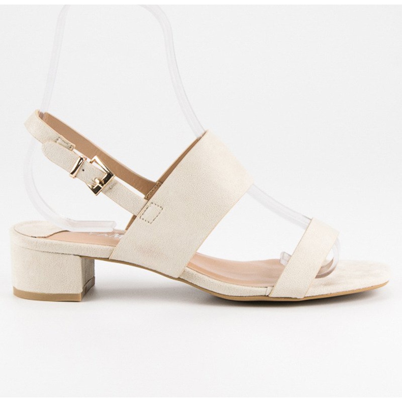 Fama Low-heeled sandals brown Fama Low-heeled sandals brown