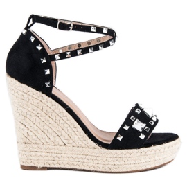 Bestelle Rock espadrilles sandals black Bestelle Rock espadrilles sandals black