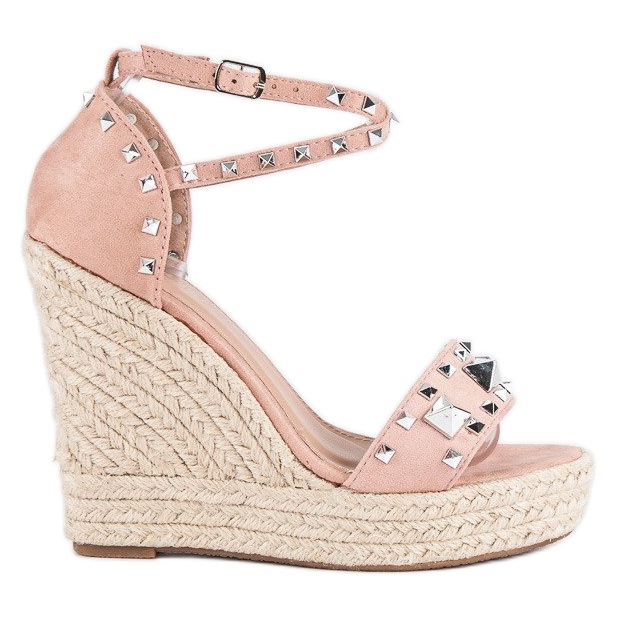 Bestelle Rock espadrilles sandals pink