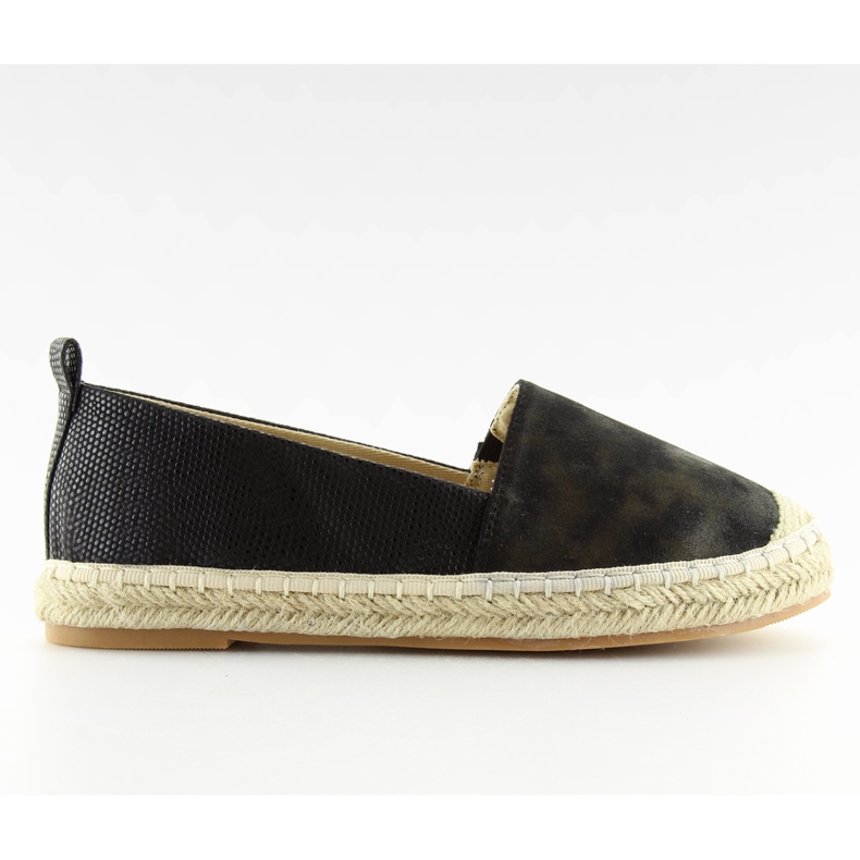 Black women's espadrilles FF088 Black
