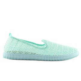 BM1966 Green mesh mint sneakers