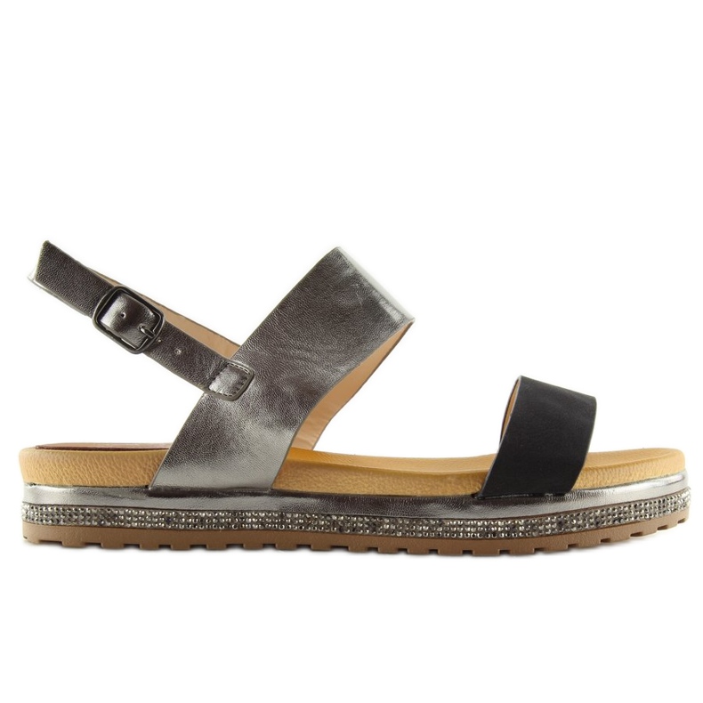 Black women's sandals SL88P Black