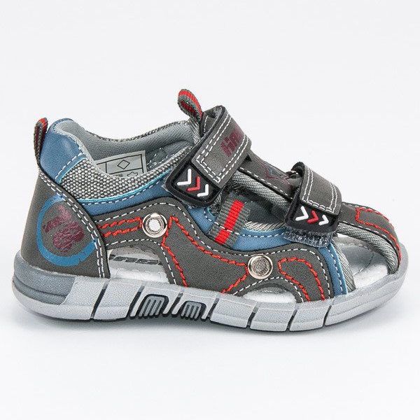 Hasby Built-up children's sandals grey
