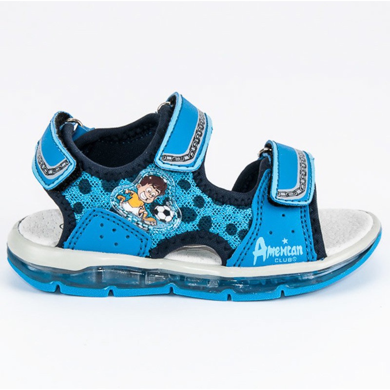 American Club American Boys' Sandals blue