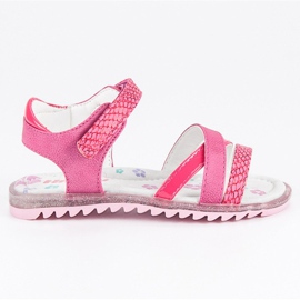 Hasby Velcro sandals pink