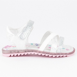 Hasby Velcro sandals white