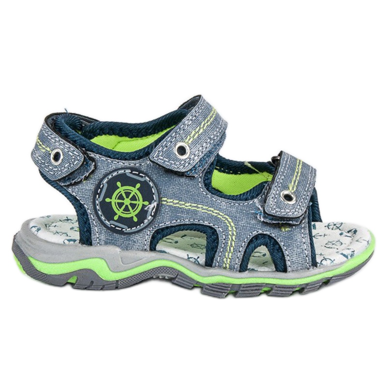 Hasby Children's denim sandals blue Hasby Children's denim sandals blue