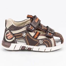 Hasby Built-up children's sandals brown