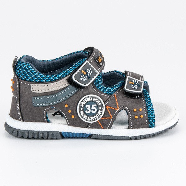 American Club Comfortable American sandals grey American Club Comfortable American sandals grey