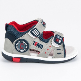 American Club Gray sandals for a boy grey