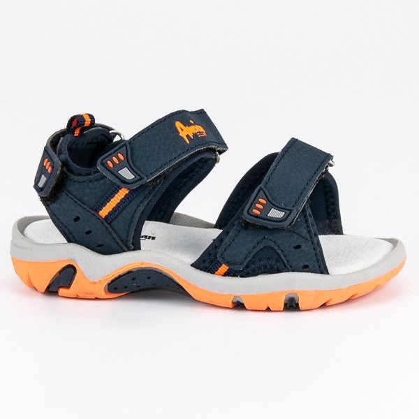 American Club Navy American Sandals blue