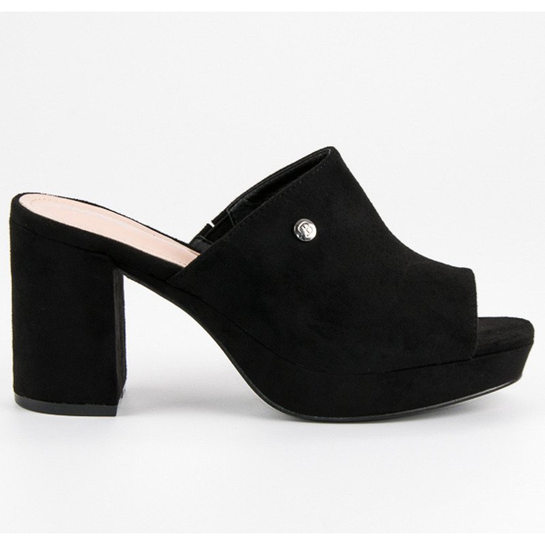 Milaya Slippers on the post black