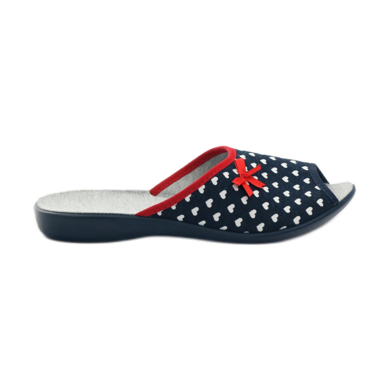 Befado women's shoes pu 254D063 white navy blue