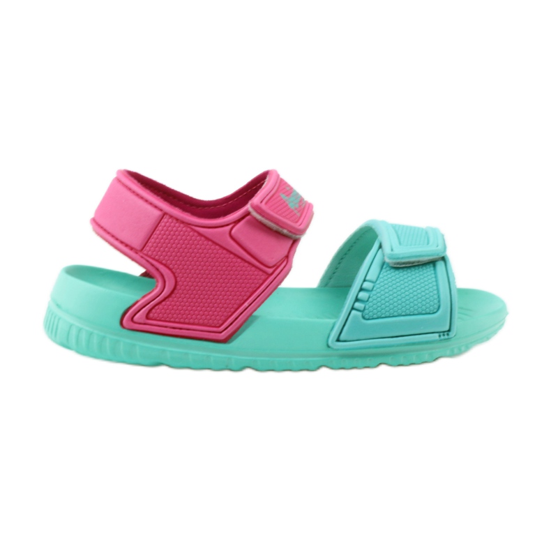 American Club mint children's sandals for water pink green