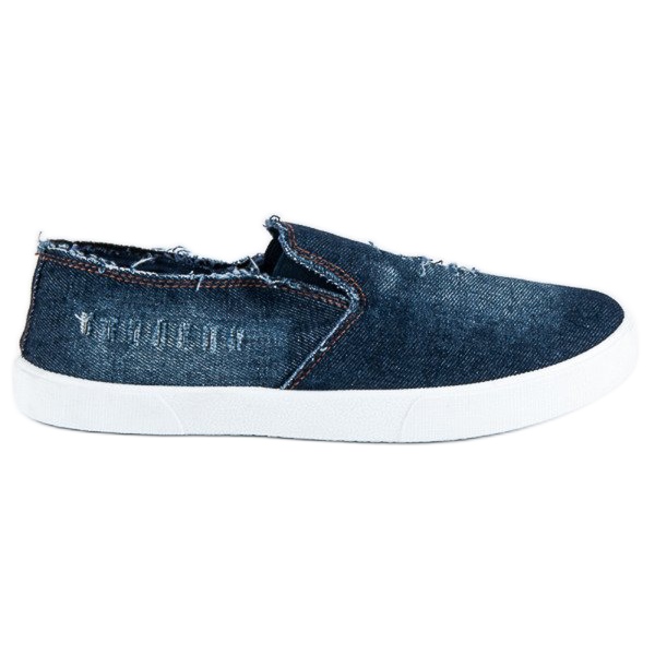 McKey Denim slip ons blue McKey Denim slip ons blue