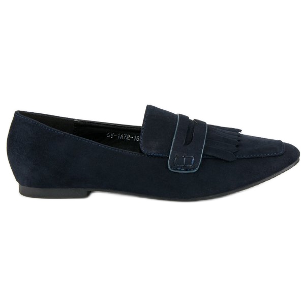 Navy blue loafers