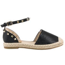 Rock espadrilles sandals black