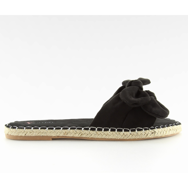 Black women's black slippers LL-119 Black