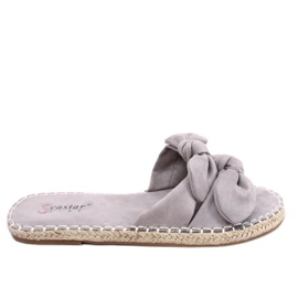 Gray women's gray slippers LL-119 Gray grey Gray women's gray slippers LL-119 Gray grey