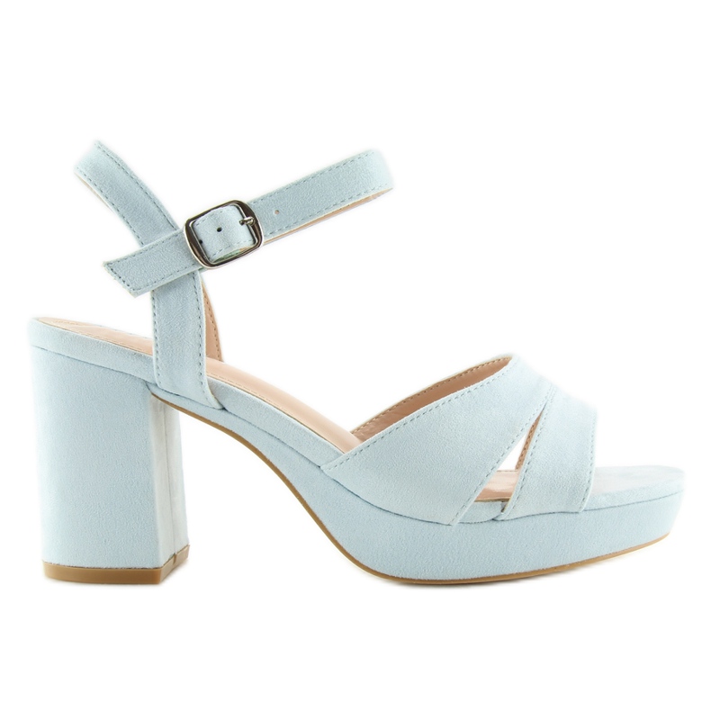 Blue sandals on the post FLD-3K38-23