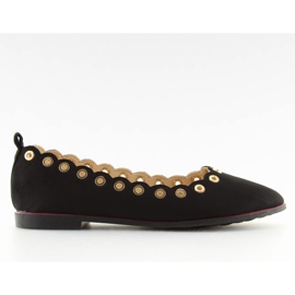 Black women's ballerinas HW289 black
