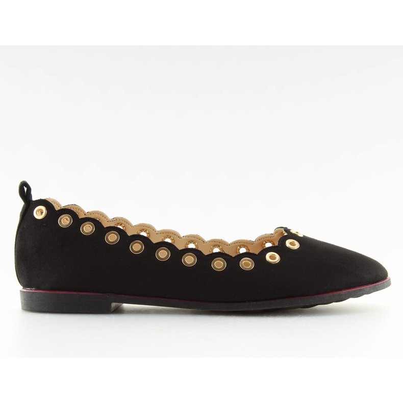 Black women's ballerinas HW289 black