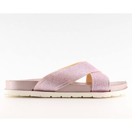 Pink Women's pink slippers CK47P champagne