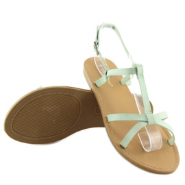 Fluorescent sandals hit summer mint 5132 Green