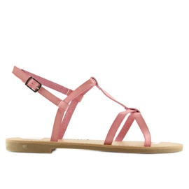 Fluorescent sandals pink pink summer hit