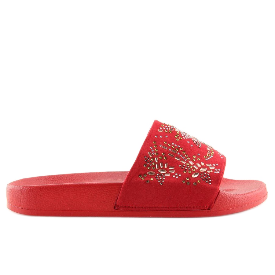 red slippers womens
