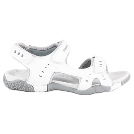 Hasby Sports flat sandals white