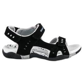Hasby Sports flat sandals black