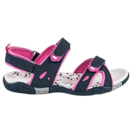 Hasby Women's velcro sandals blue Hasby Women's velcro sandals blue