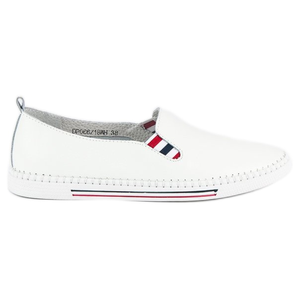 Filippo White leather slipons Filippo White leather slipons