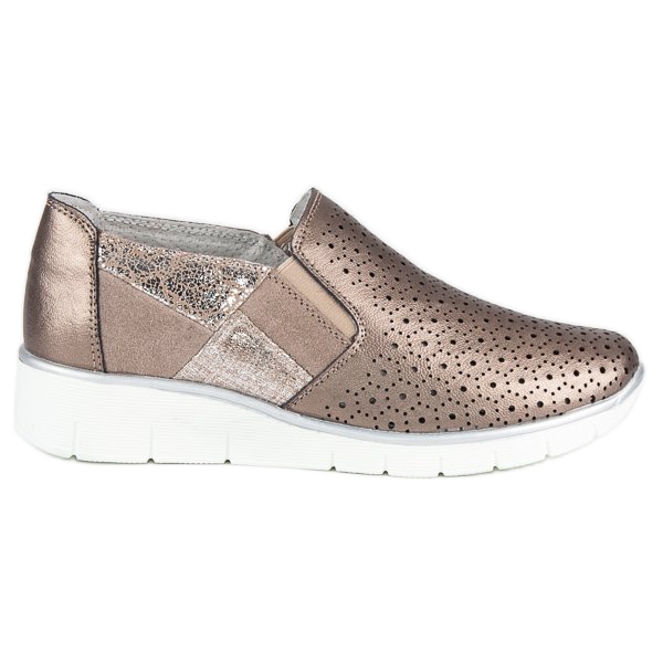 Filippo Golden Slip On shoes