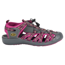 American Club Closed american sandals violet grey