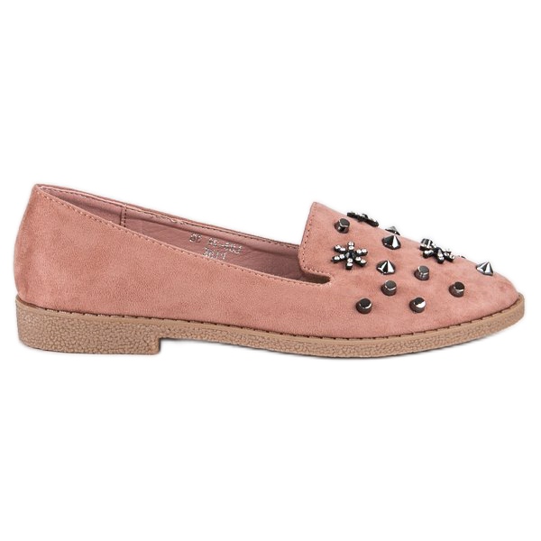 Pink lords with rhinestones
