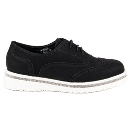 Ideal Shoes Black lace-up shoes Ideal Shoes Black lace-up shoes