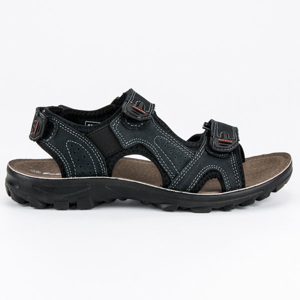 Hasby Leather boys' sandals black