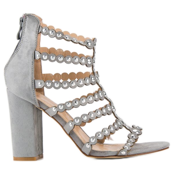 Sergio Todzi Gray sandals on the post grey