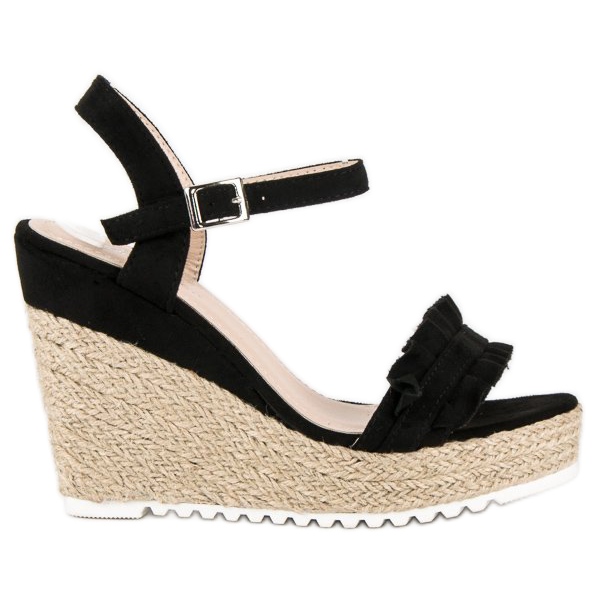 Bello Star Black espadrilles sandals