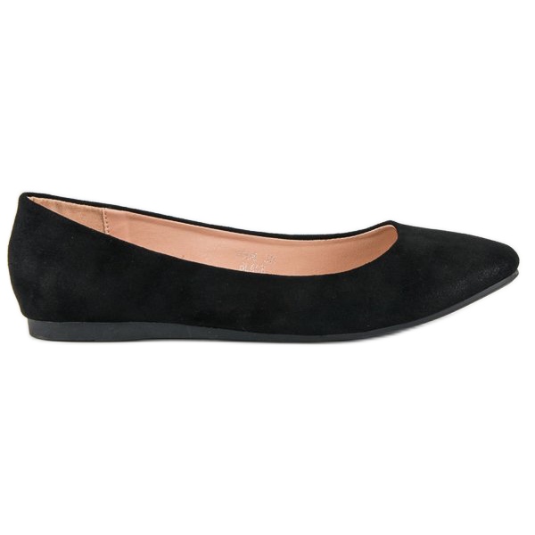 Nio Nio Suede ballerinas black