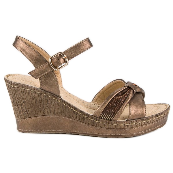 Brown vinceza sandals