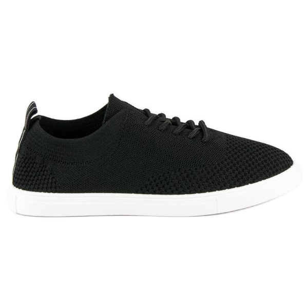 Super Me Cloth tied sneakers black