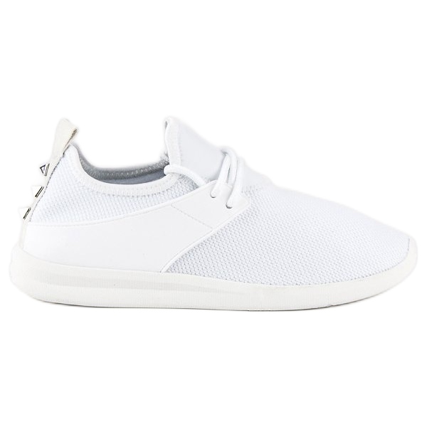 Super Me White textile sneakers