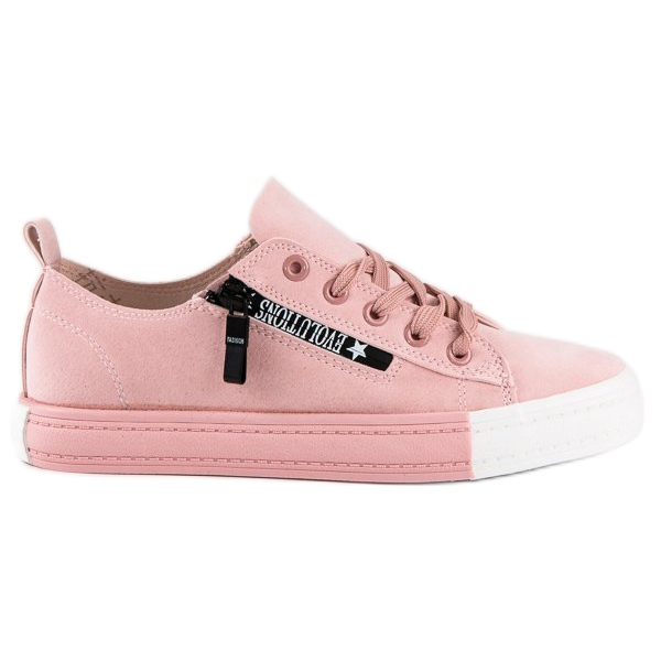 Seastar Suede pink sneakers