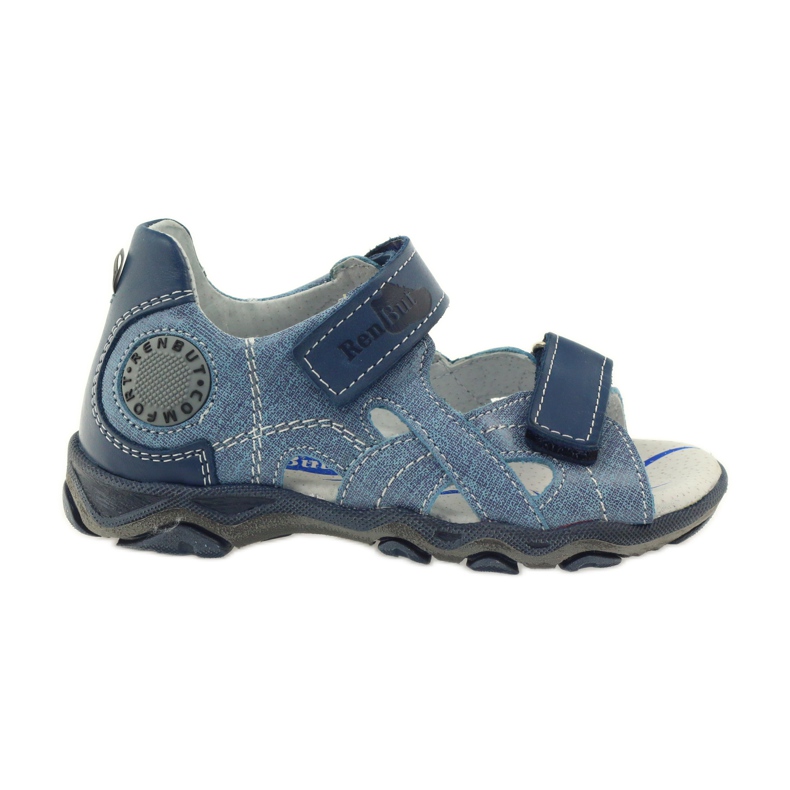 Sandals With Velcro Ren But 3053 jeans blue